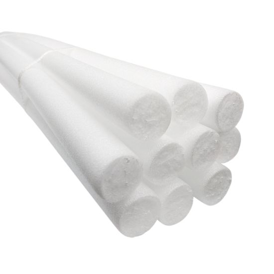 Picture of 38mm X 100cm POLYETHYLENE FLOWER BASE NOODLE WHITE X 10pcs