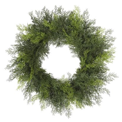 Picture of 60cm (24 INCH) NATURAL CONIFER WREATH GREEN