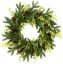 Picture of 60cm (24 INCH) SPRUCE & FOLIAGE WREATH WITH CONES GREEN/NATURAL