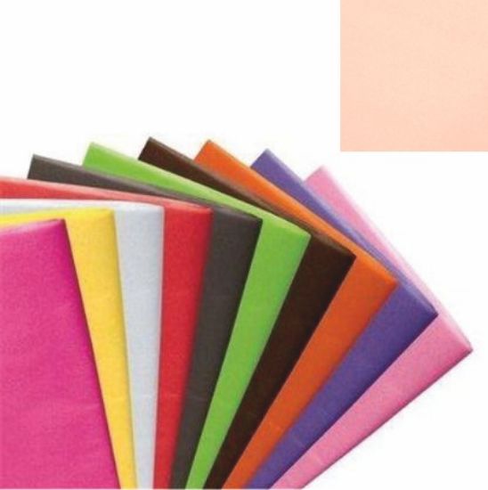 Picture of TISSUE PAPER 500 X 750mm (17gsm) X 240 SHEETS PEACH