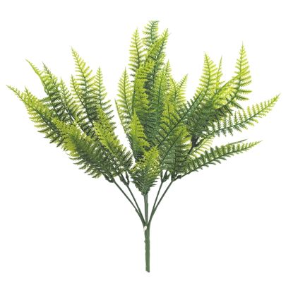 Picture of 34cm FERN BUSH TWO TONE GREEN