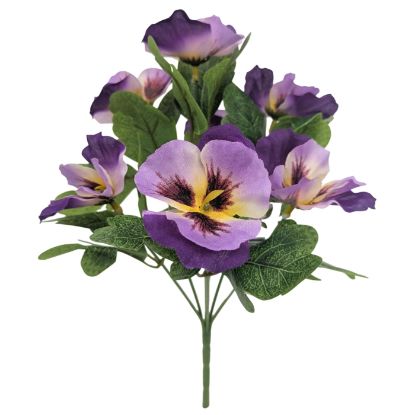 Picture of 32cm PANSY BUSH LILAC/PURPLE