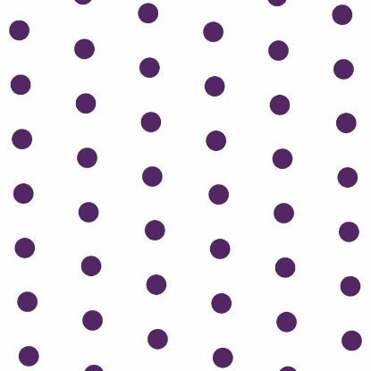 Picture of CELLOPHANE  ROLL 80cm X 100met DOTS PURPLE