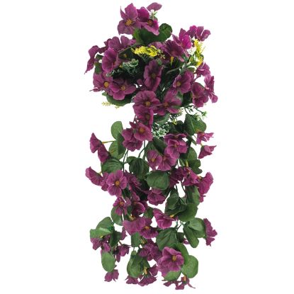Picture of 56cm NASTURTIUM TRAILING BUSH BURGUNDY/WINE