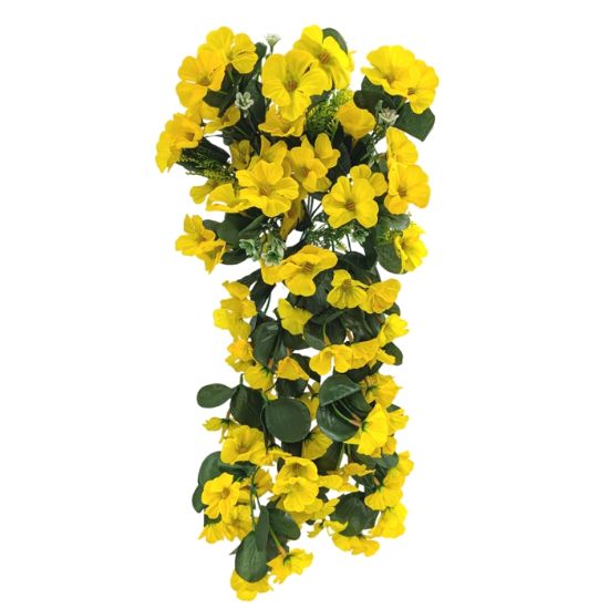 Picture of 56cm NASTURTIUM TRAILING BUSH YELLOW