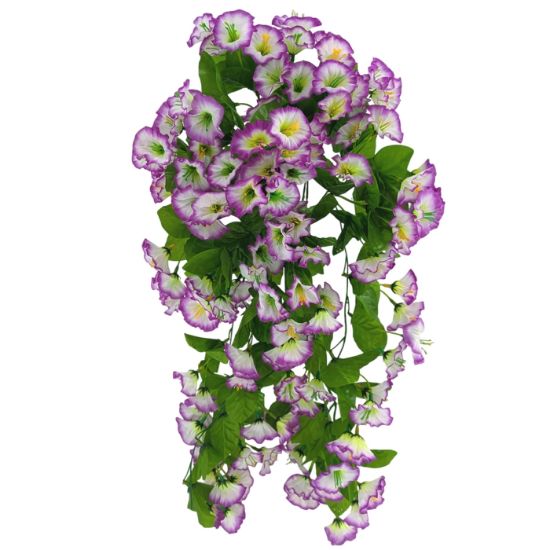 Picture of 50cm MORNING GLORY TRAILING BUSH LILAC/WHITE