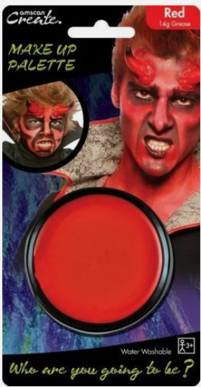 Picture of AMSCAN CREATE MAKE UP PALETTE RED 14g