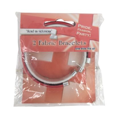 Picture of AMSCAN PACK OF 2 FABRIC BRACELETS ENGLAND