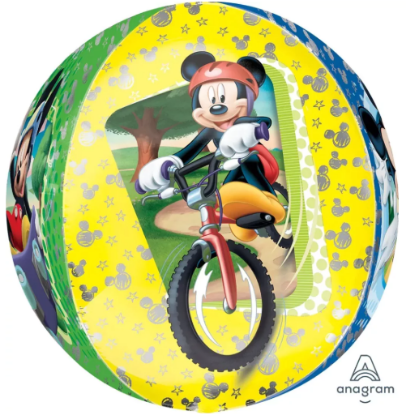 Picture of ANAGRAM 16 INCH FOIL BALLOON - ORBZ ROUND MICKEY MOUSE CLUBHOUSE