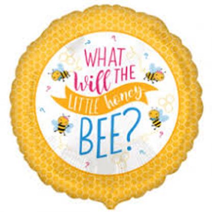 Picture of ANAGRAM 17" FOIL BALLOON WHAT WILL THE LITTLE HONEY BEE?