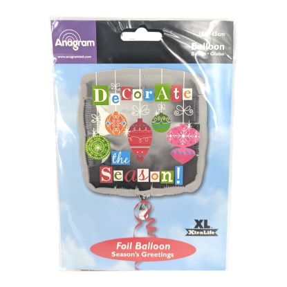 Picture of ANAGRAM 18 INCH FOIL BALLOON - DECORATE THE SEASON!