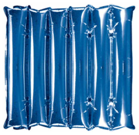 Picture of ANAGRAM FOIL BALLON - LARGE SHAPE 21" HALF DECORATOR PANEL BLUE X 3pcs