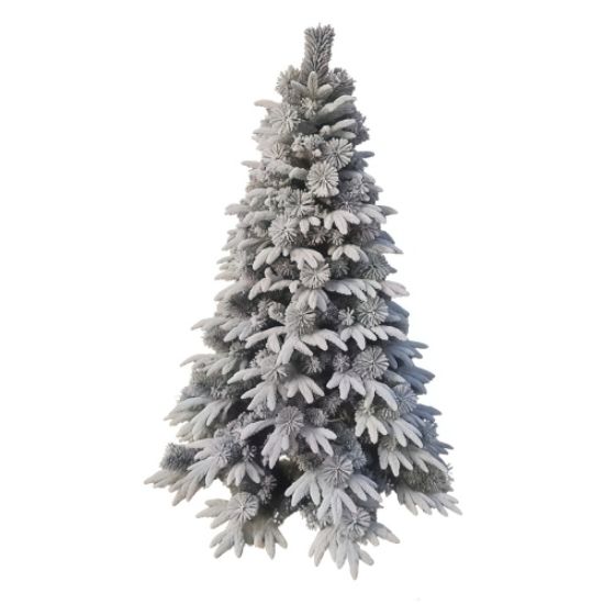 Picture of 2.4m (94") CHRISTMAS TREE GREEN SNOW WHITE