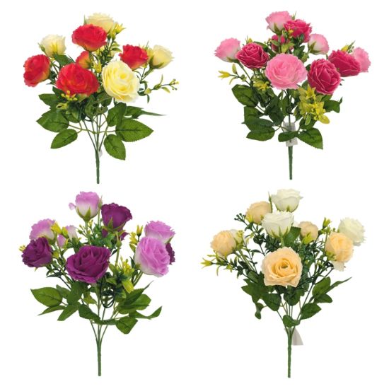 Picture of ROSE SPRING BUSH ASSORTED X 48pcs