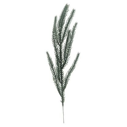 Picture of 35cm PLASTIC SPRUCE SPRAY (BUNDLE OF 12pcs) GREEN