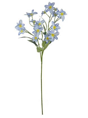 Picture of 72cm MINI CLEMATIS SPRAY SKY BLUE/WHITE